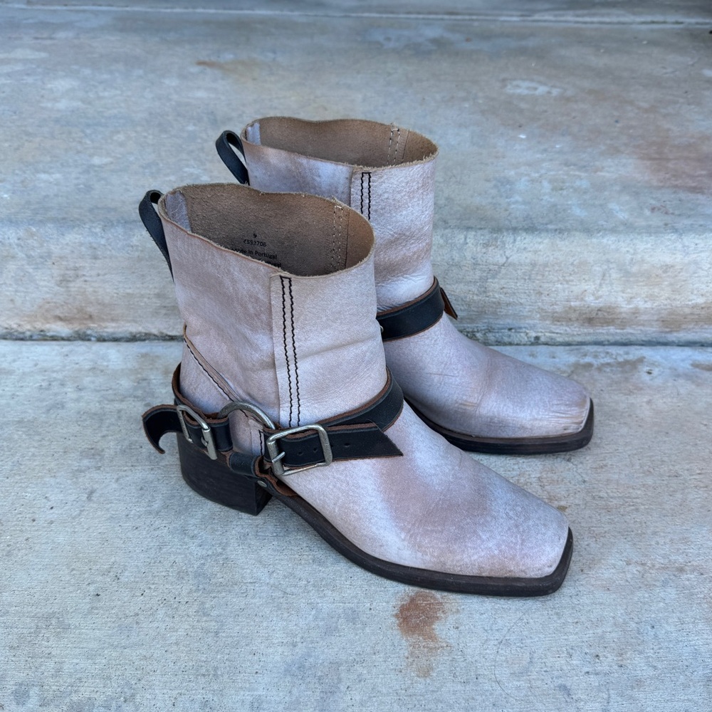 Free People Briggs Crop Rider Boot, Dusty Grey, Woman’s 9